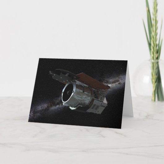 Ruimtetelescoop-ruimtetelescoop met infraroodstral kaart (Voorkant)