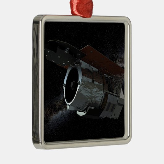 Ruimtetelescoop-ruimtetelescoop met infraroodstral metalen ornament (Rechts)