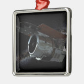 Ruimtetelescoop-ruimtetelescoop met infraroodstral metalen ornament (Links)