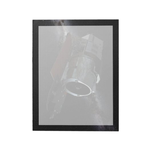 Ruimtetelescoop-ruimtetelescoop met infraroodstral notitieblok (Linkerzijde)