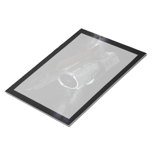 Ruimtetelescoop-ruimtetelescoop met infraroodstral notitieblok (Schuin)