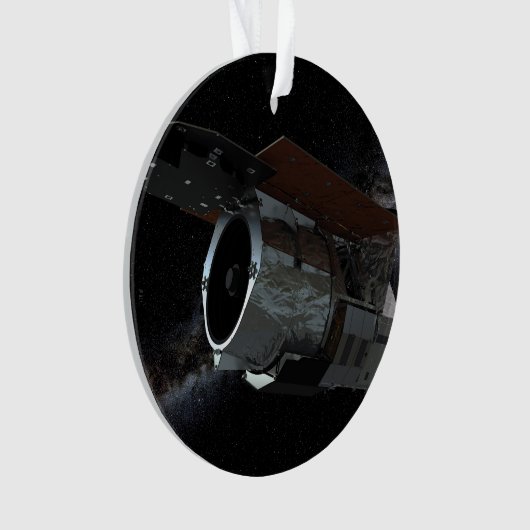 Ruimtetelescoop-ruimtetelescoop met infraroodstral ornament (voorkant)