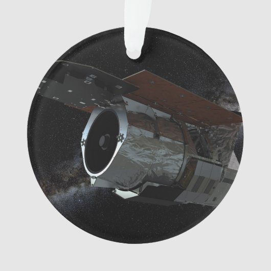 Ruimtetelescoop-ruimtetelescoop met infraroodstral ornament (voorkant)