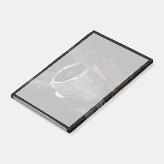 Ruimtetelescoop-ruimtetelescoop met infraroodstral post-it® notes (Schuin)