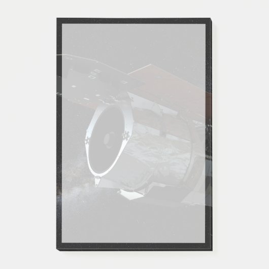 Ruimtetelescoop-ruimtetelescoop met infraroodstral post-it® notes (Voorkant)