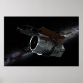 Ruimtetelescoop-ruimtetelescoop met infraroodstral poster (Voorkant)