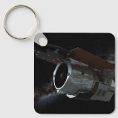 Ruimtetelescoop-ruimtetelescoop met infraroodstral sleutelhanger (Voorkant)