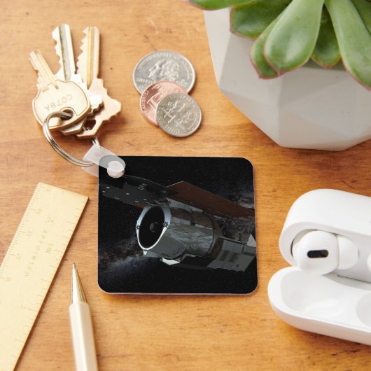 Ruimtetelescoop-ruimtetelescoop met infraroodstral sleutelhanger (Bureau)