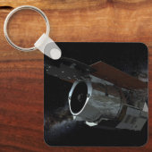 Ruimtetelescoop-ruimtetelescoop met infraroodstral sleutelhanger (Voorkant)