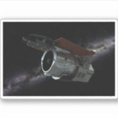 Ruimtetelescoop-ruimtetelescoop met infraroodstral sticker (Voorkant)