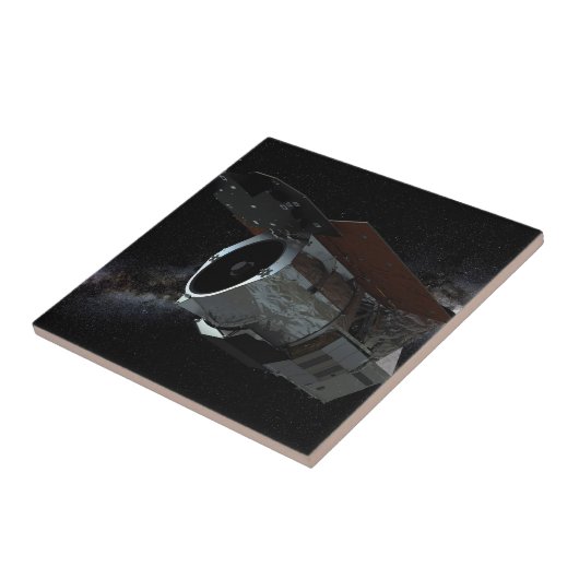 Ruimtetelescoop-ruimtetelescoop met infraroodstral tegeltje (Zijkant)