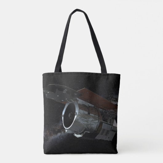 Ruimtetelescoop-ruimtetelescoop met infraroodstral tote bag (Achterkant)