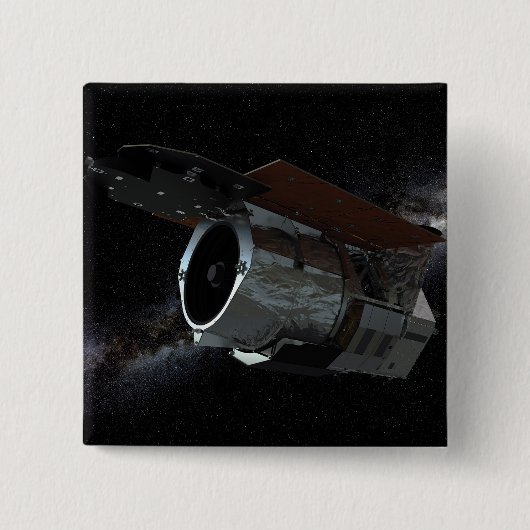 Ruimtetelescoop-ruimtetelescoop met infraroodstral vierkante button 5,1 cm (Voorkant)