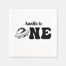 Ruimtethema 1e verjaardag Aangepaste uFO