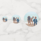 Ruimtethema 1e verjaardag UFO foto Confetti (Voorkanten)