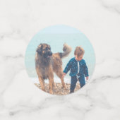 Ruimtethema 1e verjaardag UFO foto Confetti (Kleine voorkant)