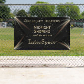 Ruimtethema Aangepast tekstontwerp Spandoek (Insitu)