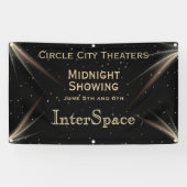 Ruimtethema Aangepast tekstontwerp Spandoek (Horizontaal)