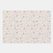 Ruimtethema geschenkverpakking voor astronomische inpakpapier vel (Voorkant 2)