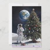 Ruimtethema Kerstmis Kaart (Voorkant)