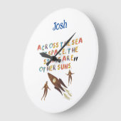 Ruimtethema Nursery Decor Grote Klok (Hoek)