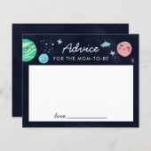 Ruimtethema Shower Adviseur voor moeder om te word (Voorkant / Achterkant)