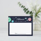 Ruimtethema Shower Adviseur voor moeder om te word (Staand voorkant)