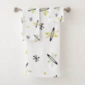 Ruimtetijd atoomtijdperk bad handdoek (Insitu)