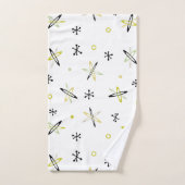 Ruimtetijd atoomtijdperk bad handdoek (Handdoek)