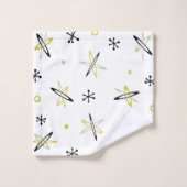 Ruimtetijd atoomtijdperk bad handdoek (Wasdoekje)