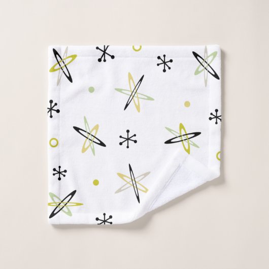 Ruimtetijd atoomtijdperk bad handdoek (Wasdoekje)