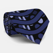 Ruimtetijd blauw, stropdas (Opgerold)