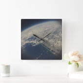 Ruimtetijd! Mooi Afbeelding van de kust van Florid Vierkante Klok (Huis)