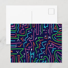 Ruimtetijdperk, Abstracte afdrukken Briefkaart