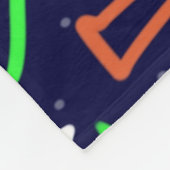 Ruimtetijdperk, Abstracte afdrukken Fleece Deken (Hoek)