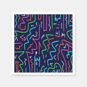 Ruimtetijdperk, Abstracte afdrukken Servet (Voorkant)