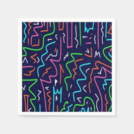 Ruimtetijdperk, Abstracte afdrukken Servet