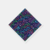 Ruimtetijdperk, Abstracte afdrukken Servet (Hoek)