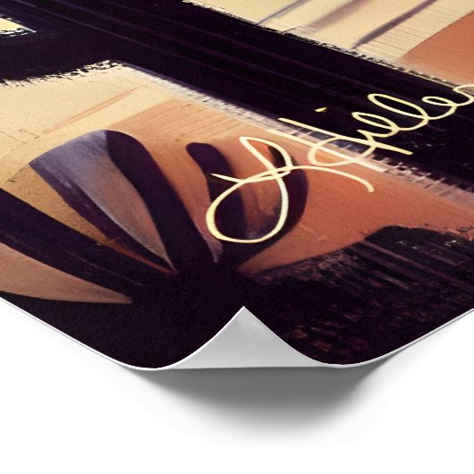 Ruimtetijdperk Alien Desert Invasion Fantasy Art Poster (Hoek)