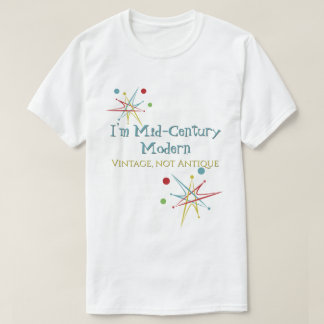 Ruimtetijdperk Atomic Retro Mid-Century Modern T-shirt