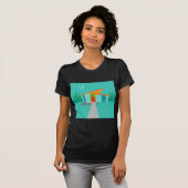 Ruimtetijdperk Cartoon T-shirt (Voorkant volledig)