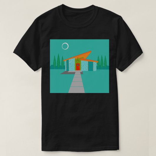 Ruimtetijdperk Cartoon T-shirt (Design voorkant)