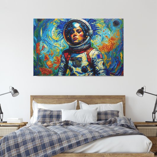 RUIMTETIJDPERK DROMER 4 CANVAS AFDRUK (Insitu (Slaapkamer))