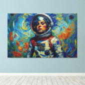 RUIMTETIJDPERK DROMER 4 CANVAS AFDRUK (Insitu (Houten vloer))