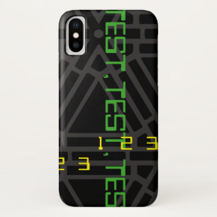 Ruimtetijdperk: futuristisch testpatroonontwerp Case-Mate iPhone case