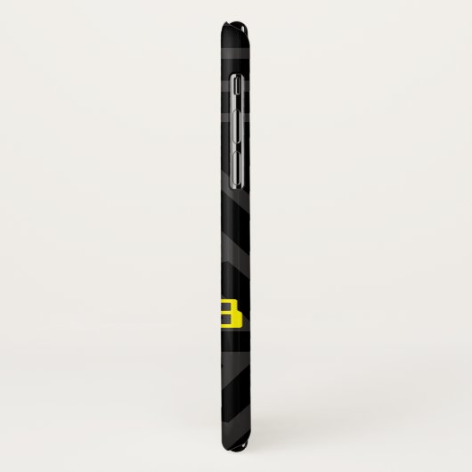 Ruimtetijdperk: futuristisch testpatroonontwerp Case-Mate iPhone case (Achterkant/links)