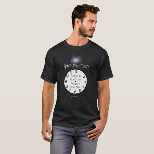 Ruimtetijdreizen - een MisterP-Shirt T-shirt (Voorkant volledig)