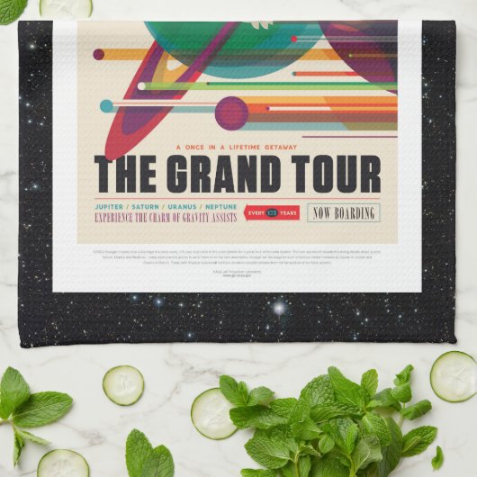 Ruimtetoertoerisme-omkering - Grote rondleiding va Theedoek (Gevouwen)