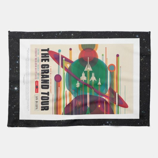 Ruimtetoertoerisme-omkering - Grote rondleiding va Theedoek (Horizontaal)