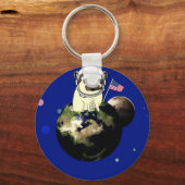 ruimtetuig sleutelhanger (Voorkant)